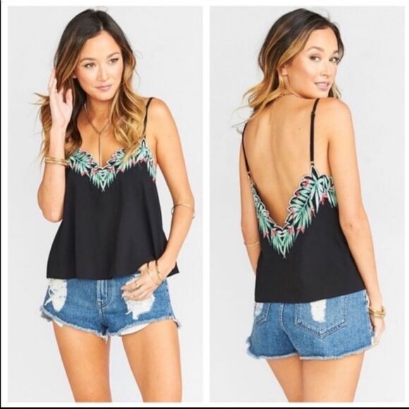 Show Me Your MuMu Wesley Palm Party Embroidery Top - Picture 1 of 11